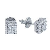 Irradiate Silver Earrings